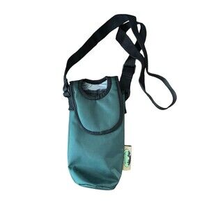 Woodland Creek Insulated Water Bottle Adjustable Shoulder Strap Carrier Bag